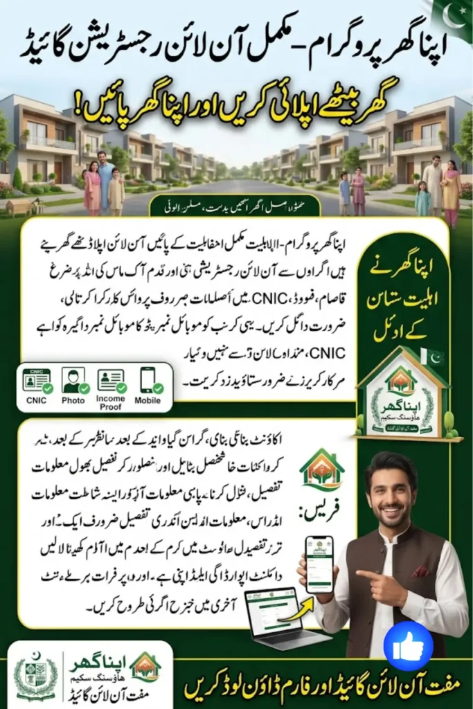 Apna Ghar Program Online Registration – Step-by-Step Guide